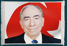 Alparslan Türkeş Resimli Kilim