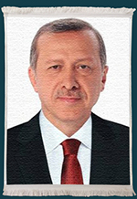 Recep Tayyip Erdoğan Resimli Kilim