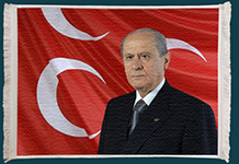 Devlet Bahçeli Resimli Kilim